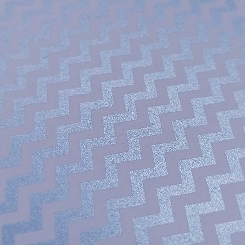Mini Chevron Azul Perolizado - Imagem 2