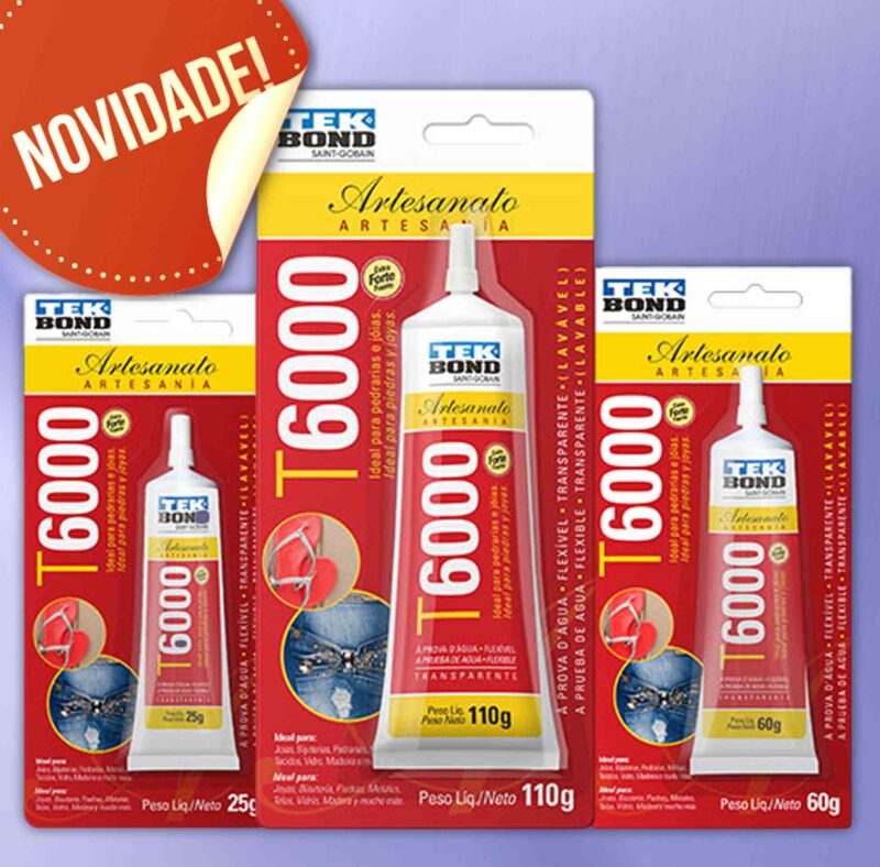 Cola Permanente Para Artesanato T6000 Tek Bond