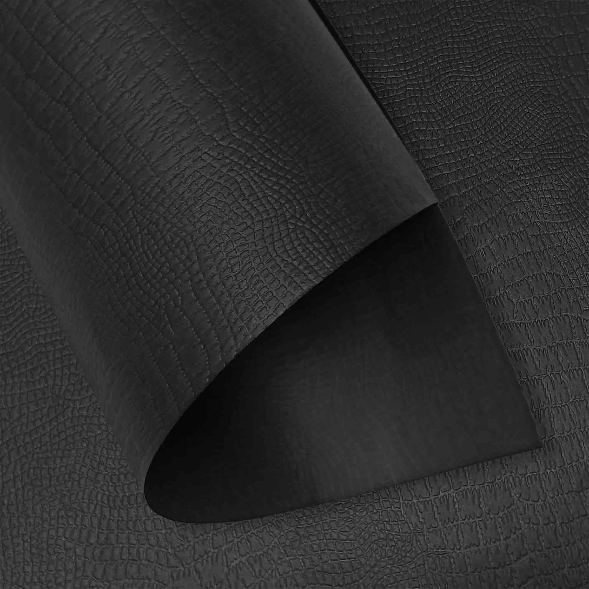 Papel Croco Preto (Couro de Crocodilo)120g