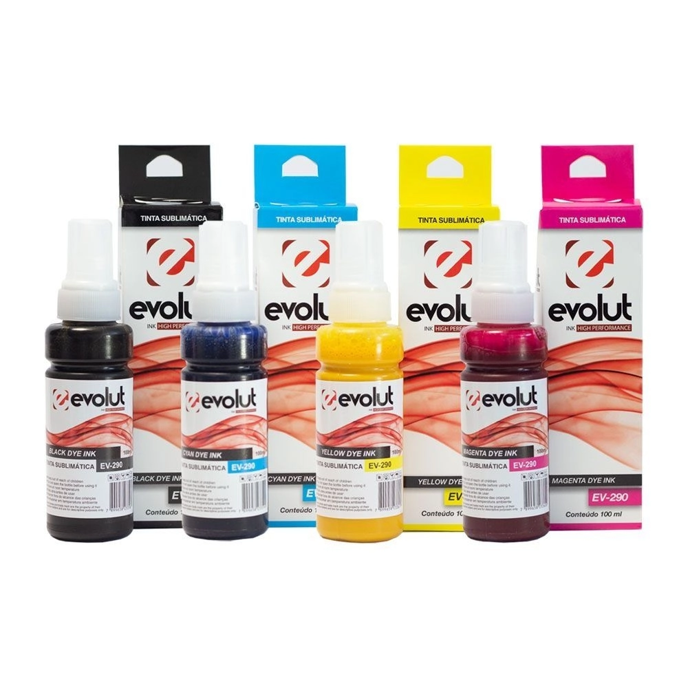 Tinta Sublimática EV-290 Evolut (100 ml)