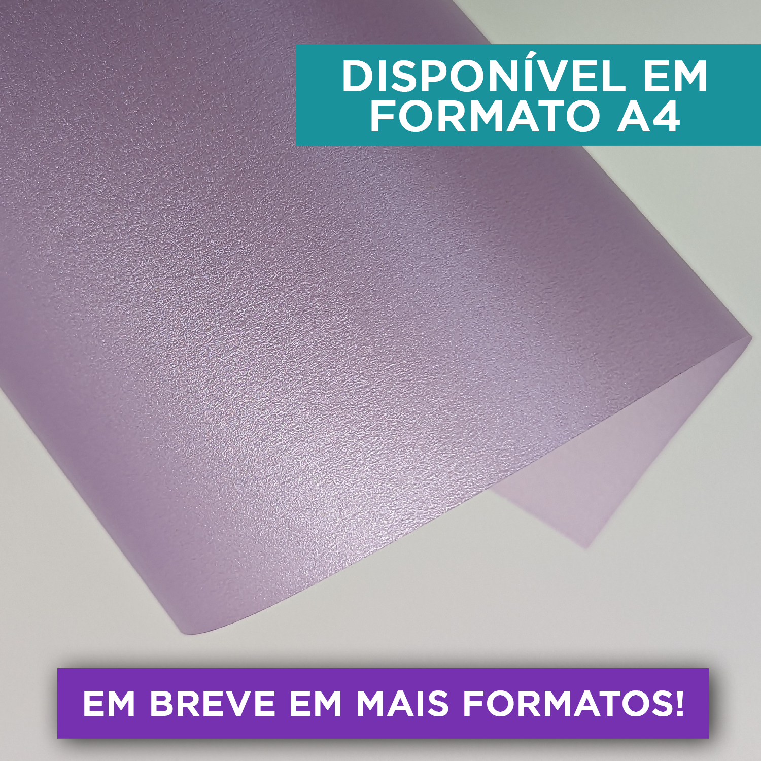 Papel Vegetal Perolizado Lilás 180g