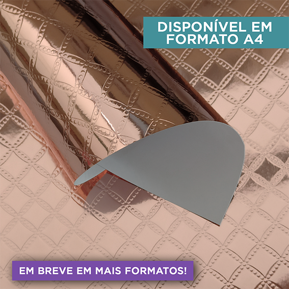 Rosé Gold Laminado Matelassê(Metallik) 255g