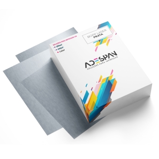 Adesivo Laser Bopp Prata