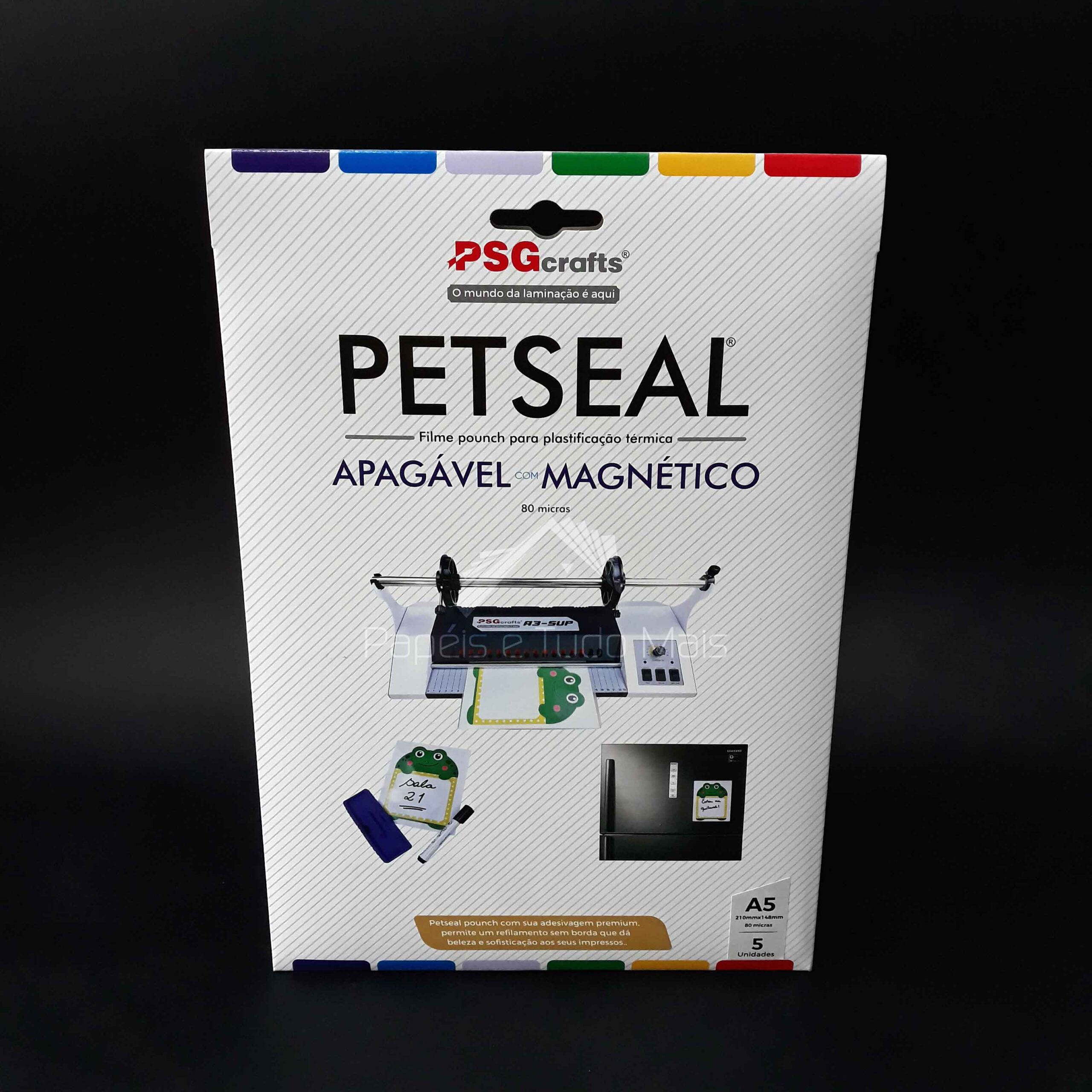 Petseal Brilho Apagável A5 Com Magnético (Pouch Film) - Imagem 2